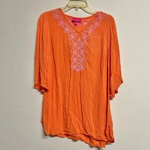 Lilly Pulitzer Gauze Tunic Camellia